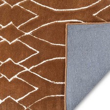 Tappeto di lana trapuntato a