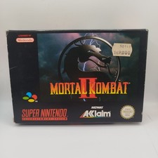 Mortal Kombat II - Gioco Super Nintendo SNES - Pal Completo Come Nuovo Perfetto