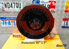 Harley Davidson cerchio ruota post. lenticolare 16" x 3"  Fat Boy 1340 Evolution