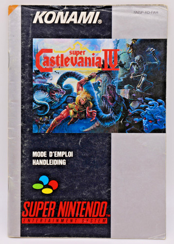 Original manual castlevania - original,