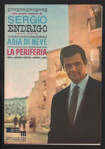 Spartito sergio endrigo aria - spartito,
