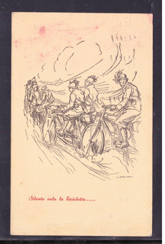 Cartolina bersaglieri silente - cartolina,