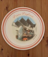 Piatto Pubblicitario ACQUA FERRARELLE - Pizza Pugliese - Alberobello Trullo