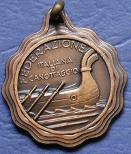 MEDAGLIA F.I.C. CAMPIONATI DEL MARE SANTA MARGHERITA LIGURE 1960 ROWING CANOA