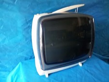 TV Portatile Design CGE TP233B Televisore 17" B/N Vintage d'epoca FUNZIONANTE
