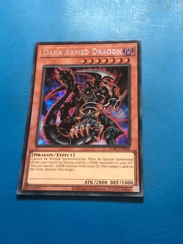 Yugioh secret rare dark armed - rare,
