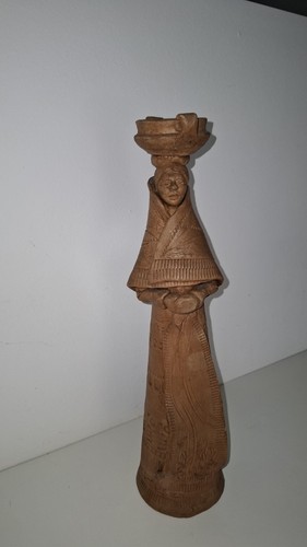 Scultura donna terracotta - scultura,