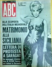 Rivista epoca ABC 14 febbraio1965 San Valentino Montemarciano Gina Lollobrigida