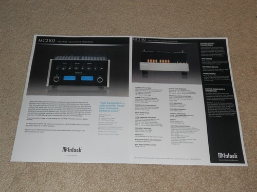 Mcintosh mc2102 tubo - mcintosh,
