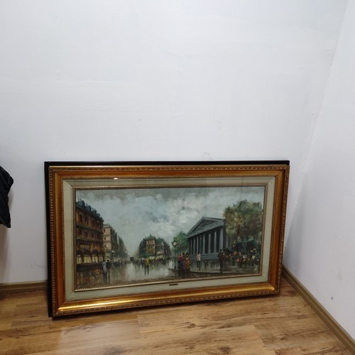 Grande quadro olio tela - grande, leo