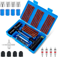 Kit Di Riparazione Pneumatici, 48PCS Kit Di Riparazione Di Gomme Heavy Duty, Mot