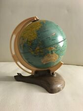 Globe MS 1950 mappamondo latta transoceanic airline made WESTERN GERMANY