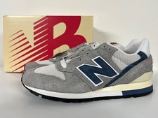 Scarpe da corsa New Balance 996 grigio giorno blu bianco made in USA U996TE passeggio