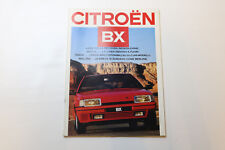 GIORNALE BROCHURE DEPLIANT CITROEN BX STAMPA 1986 IN ITALIANO
