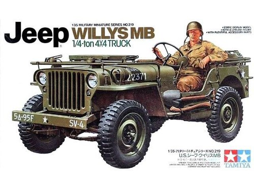 Tamiya jeep willys 1 35 - tamiya, 1/35