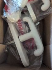 x6 Pezzi Maniglie Ghidini Lia Nylon Bianco con viti incluse