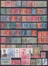 Francobolli di Francia e colonie francesi.