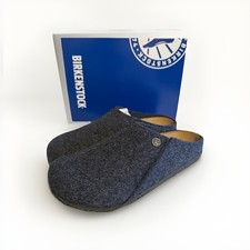 Pantofole Birkenstock Zermatt Rivet feltro di lana blu scuro zoccoli taglia 43 e 45 normali