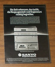 Rara Pubblicità Vintage SANYO