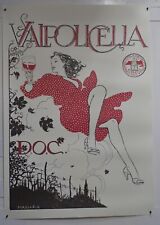 VALPOLICELLA VINO DOC MILO MANARA MANIFESTO PUBBLICITARIO AFFICHES