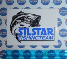ADESIVO VINTAGE AUTOCOLLANT STICKER ORIGINALE FISHING SILSTAR FISHING TEAM