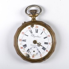 REGULATEUR  FRANCAIS Vintage Pocket Watch 52,5 mm - Da riparare to repair