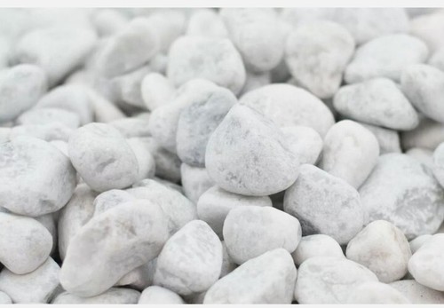 Ciottoli marmo bianco - marmo,