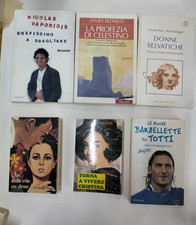 STOCK LOTTO LIBRI 6 PEZZI VARI GENERI