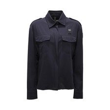 O1518 GIUBBOTTO CAMICIA SFODERATO DONNA BLAUER WOMAN JACKET BLUE