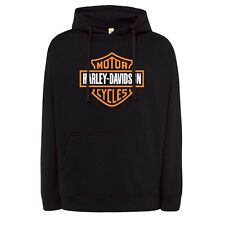 Felpa maglia  harley davidson moto con cappuccio