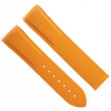 OMEGA cinturino caucciù arancione 22/20 mm Seamaster Planet Ocean II 600mt 45,5 