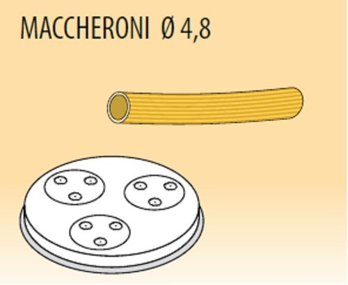 Trafila maccheroni 4 - maccheroni, Ø