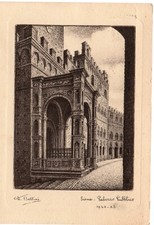 B€TT€R 1941 Cartolina Siena con annullo 2° giornata della tecnica 4 maggio XIX