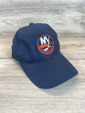 Cappello regolabile vintage New York Islanders anni 90 originale di proprietà del personale pescatore