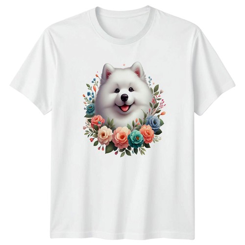 Adorabile cane samoiedo - , corona