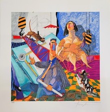 Pino Procopio  Serigrafia I' ingegnere