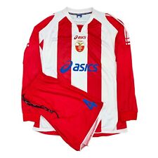 COMPLETO cuneo calcio asics XL 2006-07 maglia pantaloncini INDOSSATA MATCHWORN