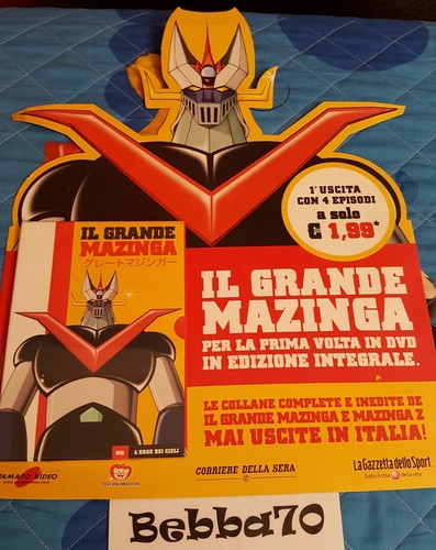Dvd grande mazinga uscita - mazinga,,