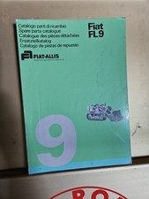 Catalogo Officina Originale FL9 Trattori Fiat Allis Parti Di Ricambio Anno 1974