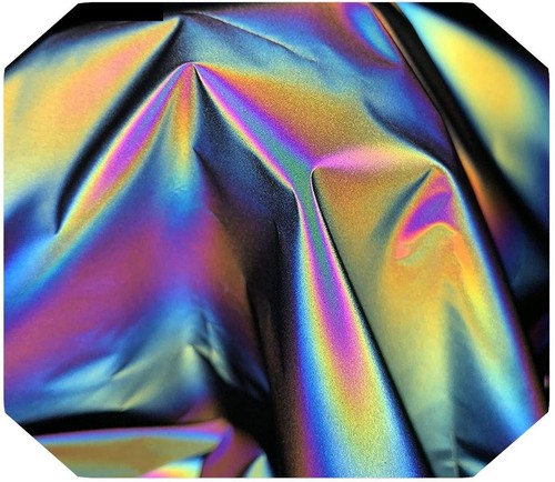 Tessuto riflettente arcobaleno