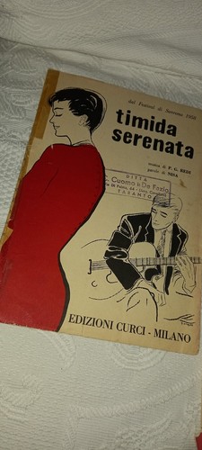 Spartito timida serenata - spartito,