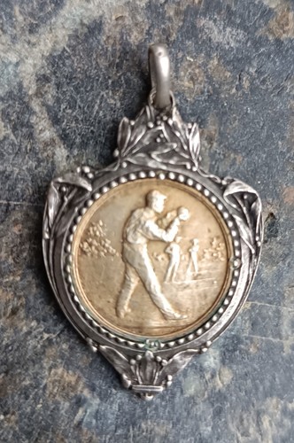 Argento medaglia gara bocce - gara, di