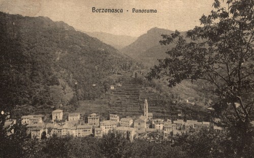 Borzonasca genova panorama - borzonasca,,
