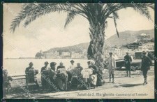 Genova Santa Margherita Pizzo Merletti Tombolo cartolina QK7252