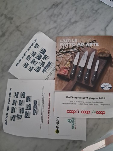 Bollini coop coltelli - n., 22
