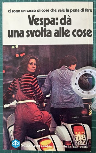 Rara pubblicità piaggio - rara,