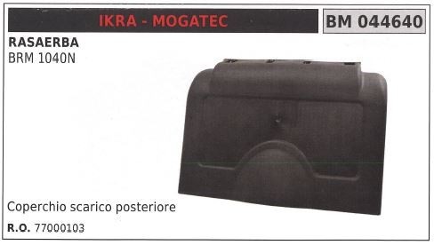 Coperchio scarico posteriore