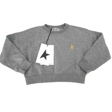 GOLDEN GOOSE Felpa Pullover Boxy Girocollo Stella Pile Nuova con etichette 6