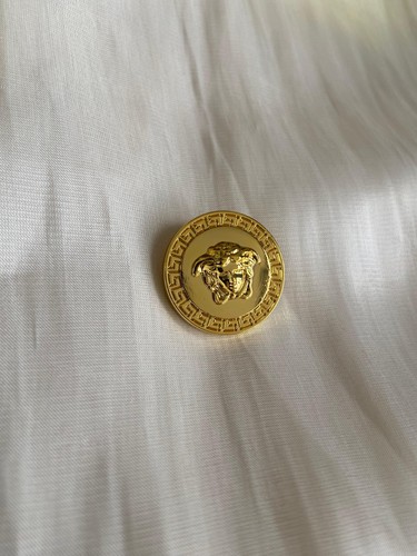 Versace bottone medusa - versace, oro