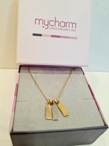 Mycharm collana piastrine - mycharm,